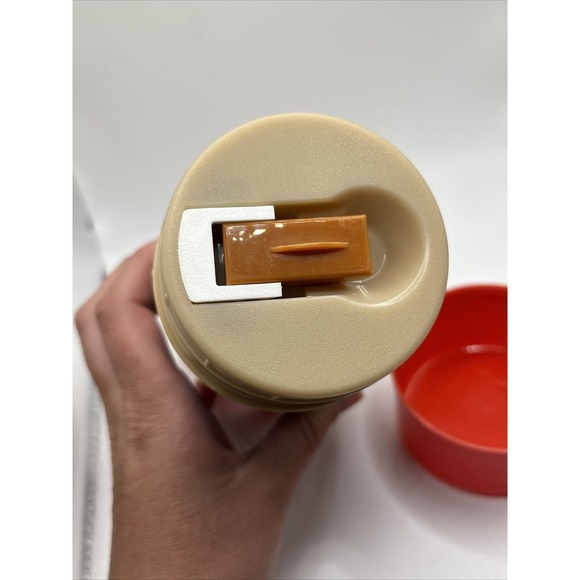 PLASTIC THERMOS GI JOE 1985 HASBRO BRADLEY ALADDIN INDUSTRIES - Picture 7 of 9